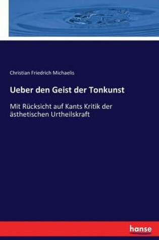 Cover of Ueber den Geist der Tonkunst