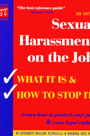 Cover of Sexual Harassment on the Job