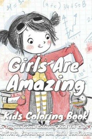 Cover of Girls Are Amazing Coloring Book