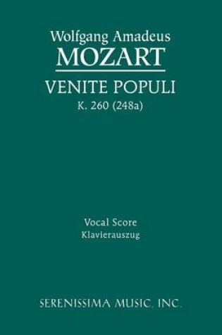 Cover of Venite Populi, K.260 (248a)