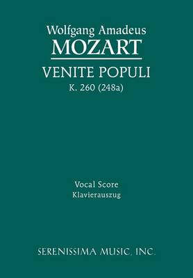 Book cover for Venite Populi, K.260 (248a)