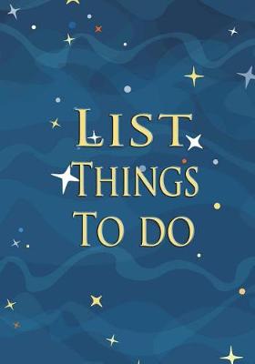 Book cover for List things to bo