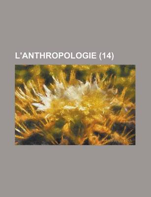 Book cover for L'Anthropologie (14 )