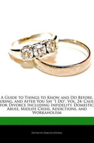 Cover of A Guide to Things to Know and Do Before, During, and After You Say I Do, Vol. 24