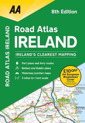 Book cover for AA Road Atlas Ireland