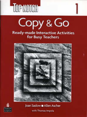 Book cover for Top Notch 1 Copy & Go (Reproducible Activities)