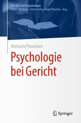 Book cover for Psychologie Bei Gericht