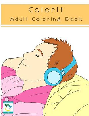 Book cover for Colorit Adult Coloring Book for Introverts