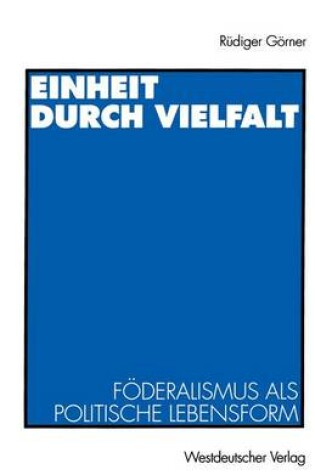 Cover of Einheit durch Vielfalt