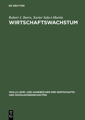 Book cover for Wirtschaftswachstum