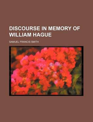 Book cover for Discourse in Memory of William Hague