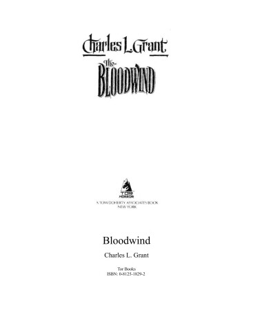 Book cover for The Bloodwind