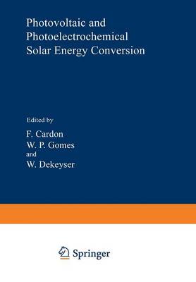 Cover of Photovoltaic and Photoelectrochemical Solar Energy Conversion