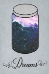 Book cover for Dream Journal - Blue Watercolour Dream Jar (Grey)