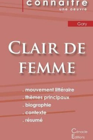 Cover of Fiche de lecture Clair de femme de Romain Gary