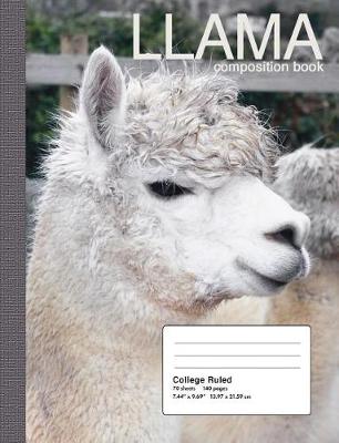 Book cover for Llama Composition Notebook