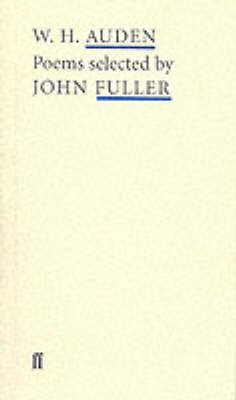 Book cover for W.H. Auden (Poet to Poet)