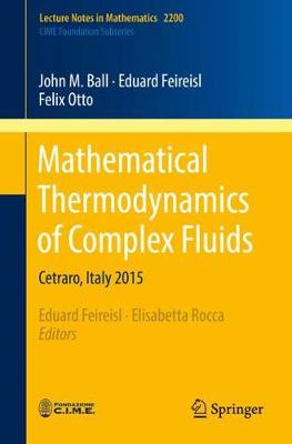 Book cover for Mathematical Thermodynamics of Complex Fluids