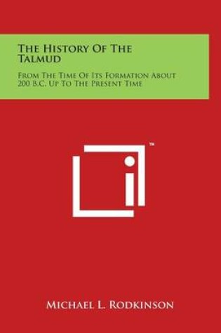 Cover of The History of the Talmud