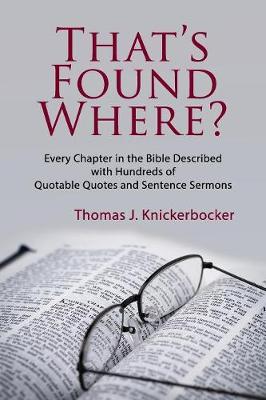 Book cover for That's Found Where?