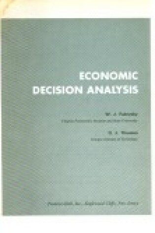 Cover of Economic Decision Analysis