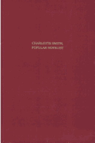 Cover of Charlotte Smith, Popular Novelist