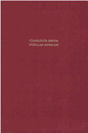 Book cover for Charlotte Smith, Popular Novelist