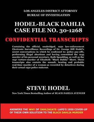 Book cover for Hodel-Black Dahlia Case File No. 30-1268