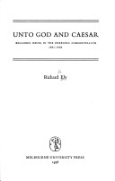 Book cover for Unto God and Caesar