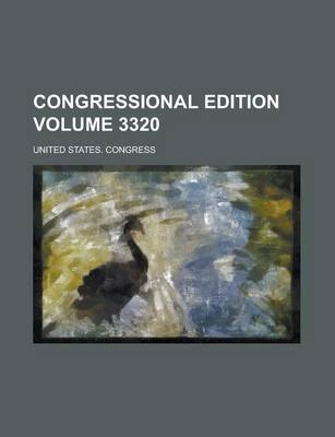 Book cover for Congressional Edition Volume 3320