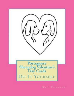 Book cover for Portuguese Sheepdog Valentine's Day Cards