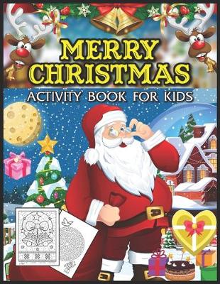 Book cover for Merry Christmas Activity Book for Kids