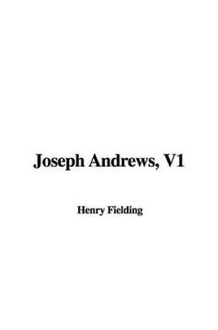 Cover of Joseph Andrews, V1