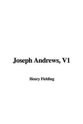 Book cover for Joseph Andrews, V1