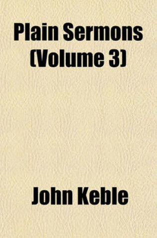Cover of Plain Sermons (Volume 3)