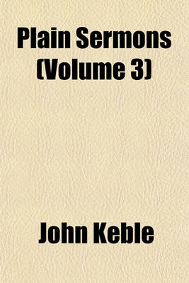 Book cover for Plain Sermons (Volume 3)