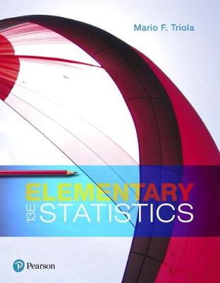 Book cover for Elementary Statistics, Loose-Leaf Edition Plus Mylab Statistics with Pearson Etext -- 24 Month Access Card Package
