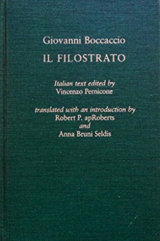 Cover of Giovanni Boccaccio Il Filostra