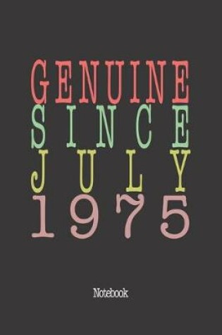 Cover of Genuine Since July 1975