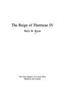 Book cover for Reign of Thutmose IV