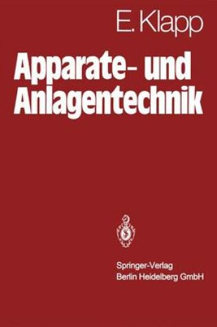 Cover of Apparate- Und Anlagentechnik