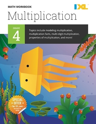 Cover of IXL Math Workbook: Grade 4 Multiplication