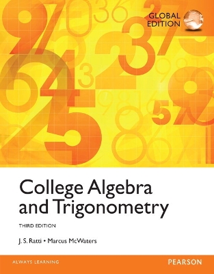 Book cover for MyMathLab -- Access Card -- College Algebra and Trigonometry, Global Edition