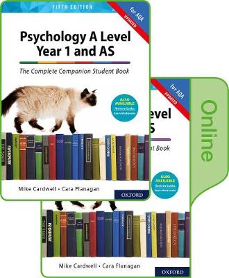 Book cover for The Complete Companions for AQA Year 1 and AS Student Book Print and Online Book pack
