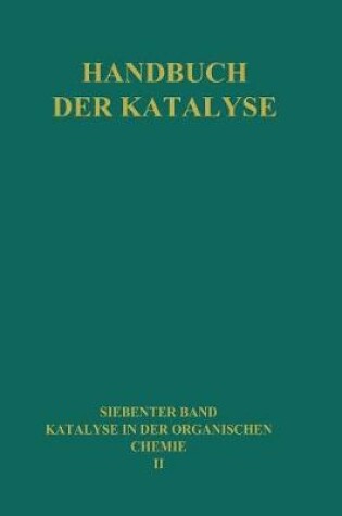 Cover of Katalyse in der Organischen Chemie