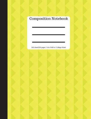 Book cover for Composition Notebook - College Ruled 100 Sheets/ 200 Pages 9.69 X 7.44