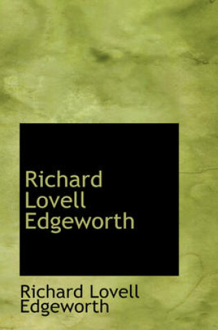 Cover of Richard Lovell Edgeworth