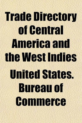 Book cover for Trade Directory of Central America and the West Indies