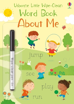 Book cover for Little Wipe-Clean Word Book About Me