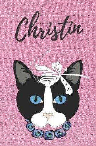 Cover of personalisiertes Notizbuch Katze / Notizheft / Journal / Malbuch / Tagebuch / Kritzelbuch / DIN A5 / Geschenk Christin